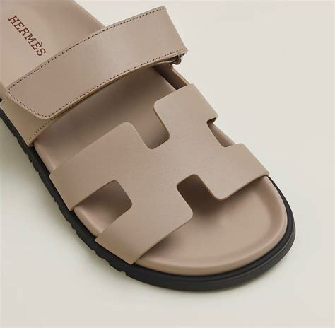 beige mastic hermes chypre|HERMES Calfskin Womens Chypre Sandals 38.5 Beige Mastic.